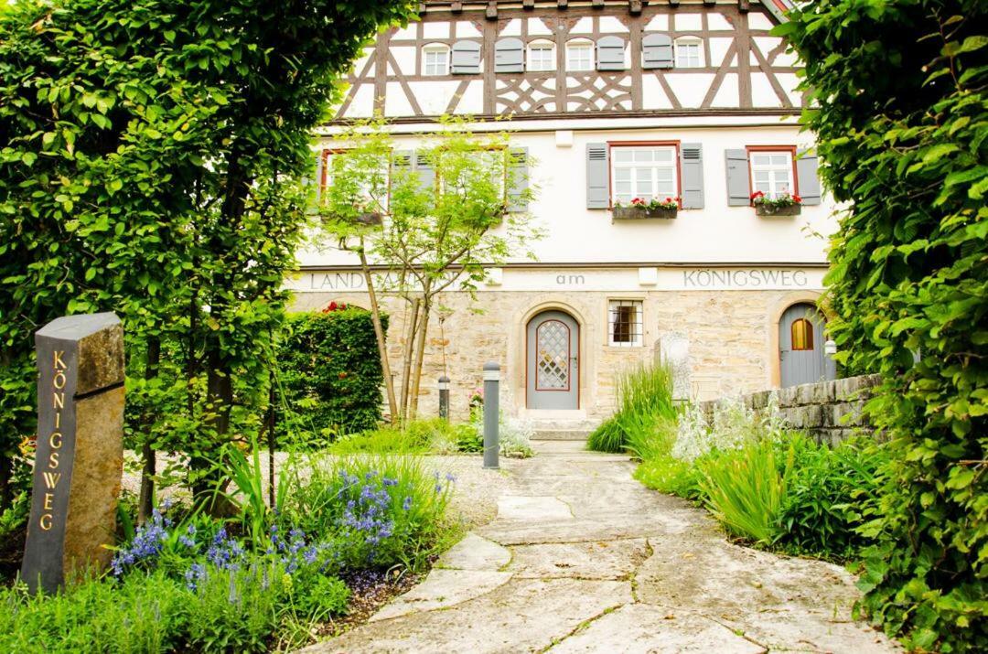 Landgasthof Am Koenigsweg Ohmden Buitenkant foto